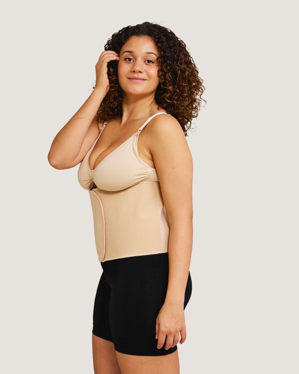 Carriwell Steznik za trbuh od organskog pamuka, na čičak - bež