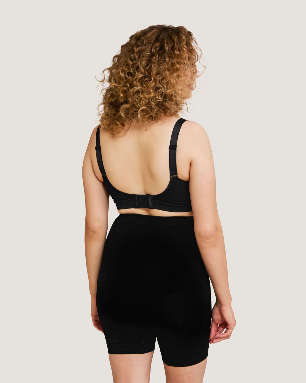 Nedrček Carriwell za nosečnice in doječe matere s podporo Carri-Gel črn - slika 2