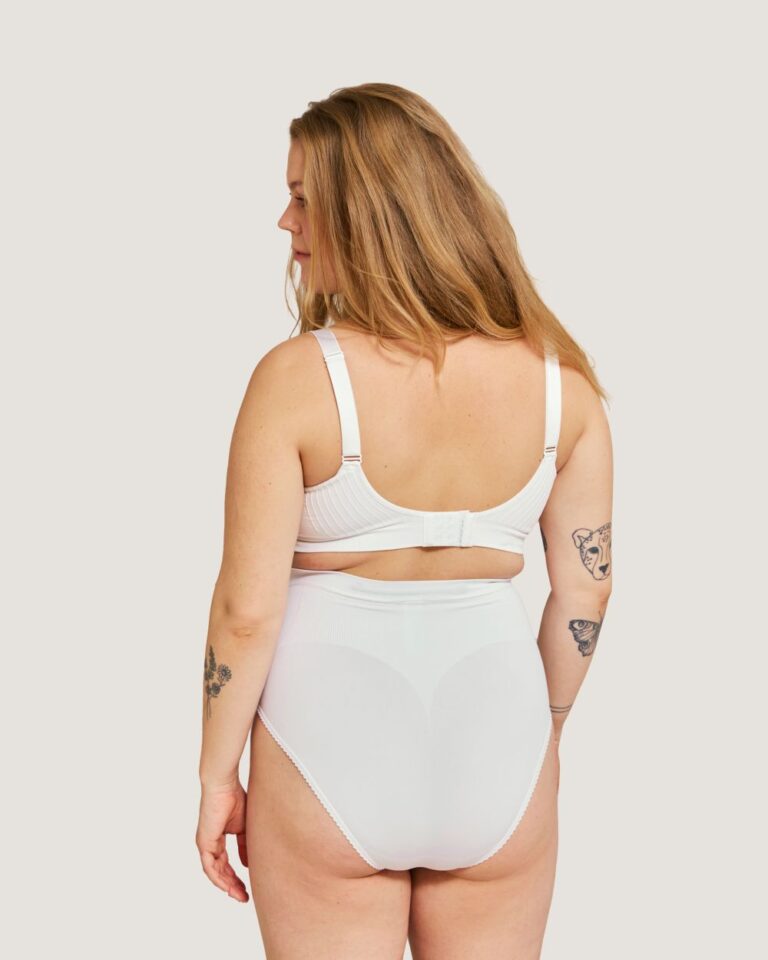 Carriwell hlačke z oporo za trebuh - bele