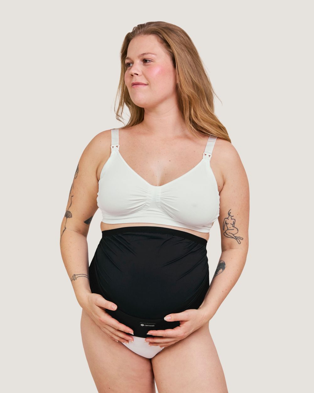Carriwell Podesivi potporni pojas za trudnice - veliki, crni