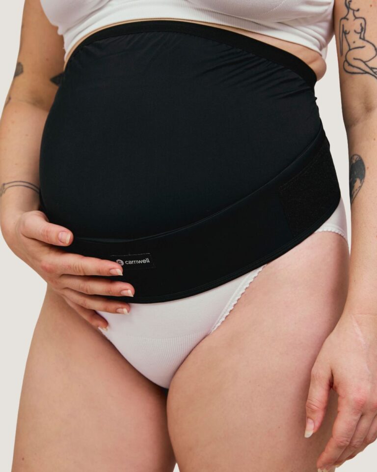 Carriwell Podesivi potporni pojas za trudnice - veliki, crni