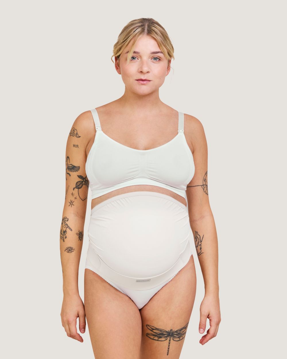 Carriwell Podesivi potporni pojas za trudnice - veliki, bijeli