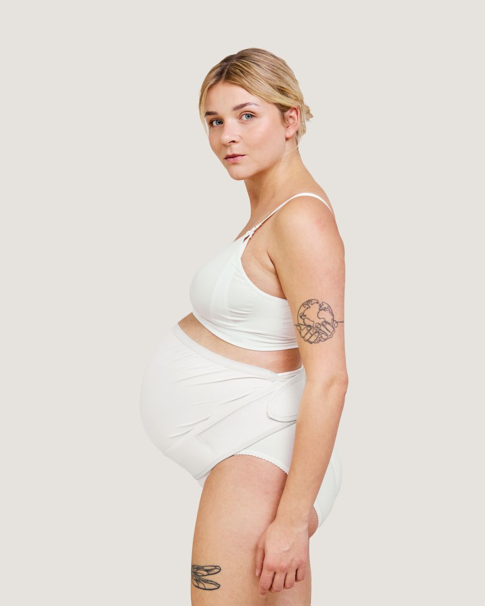 Carriwell Podesivi potporni pojas za trudnice - veliki, bijeli - Slika 3