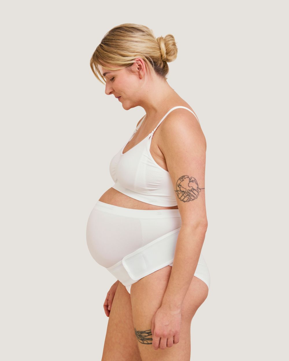 Carriwell Potporni pojas za trudnice - uski, bijeli