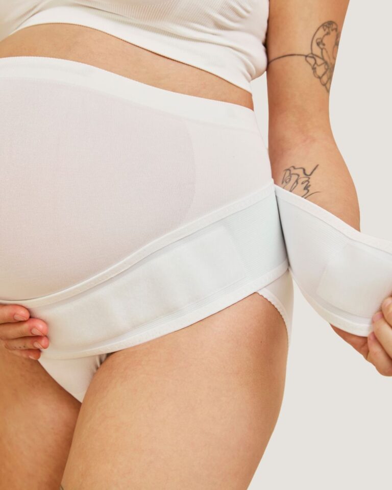 Carriwell Potporni pojas za trudnice - uski, bijeli