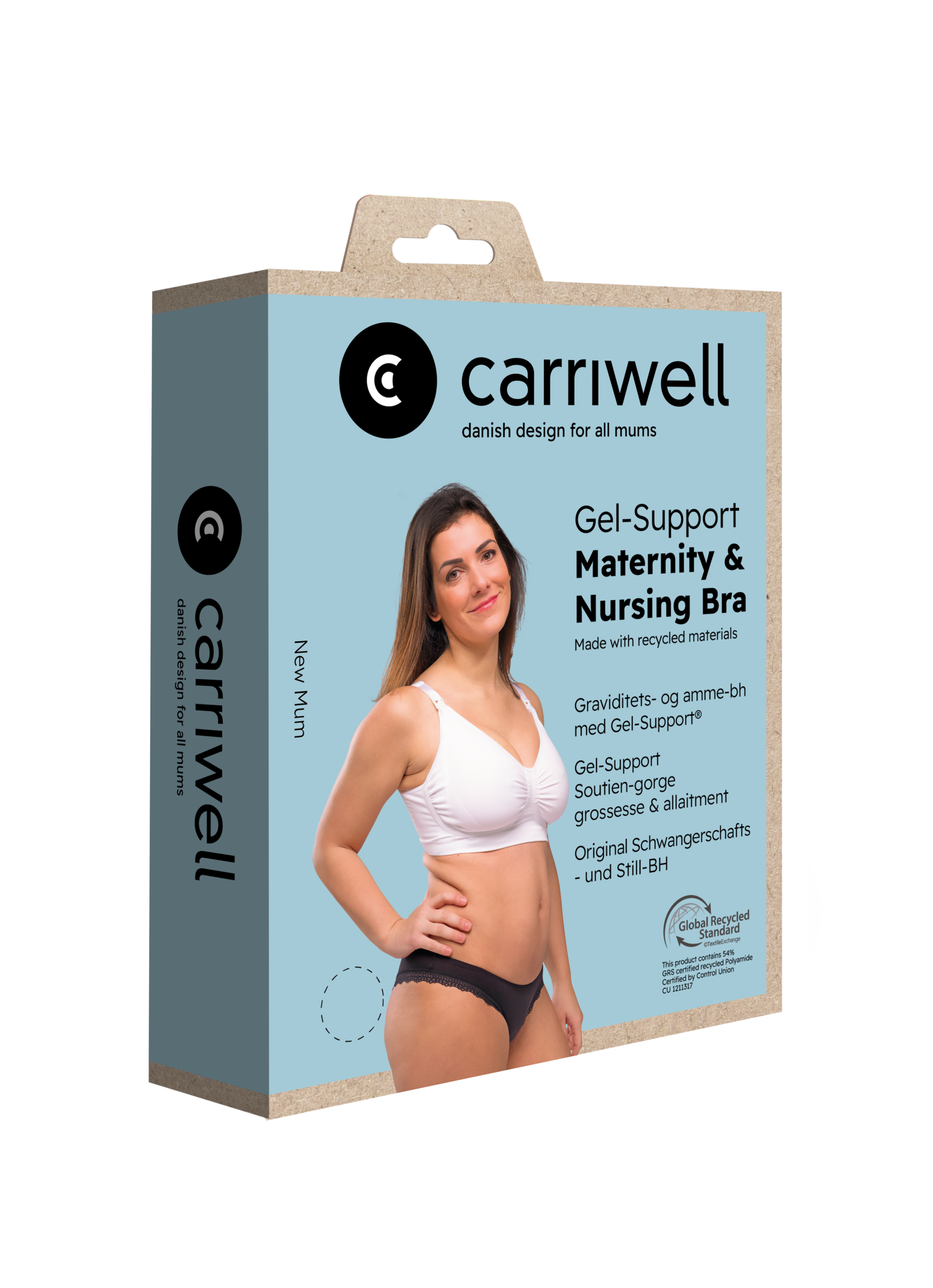 Carriwell Grudnjak za trudnice i dojilje s Carri-Gel potporom - bijeli – Image 7