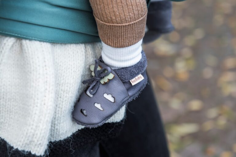 Mehki otroški čevlji Baobaby, Fly mint