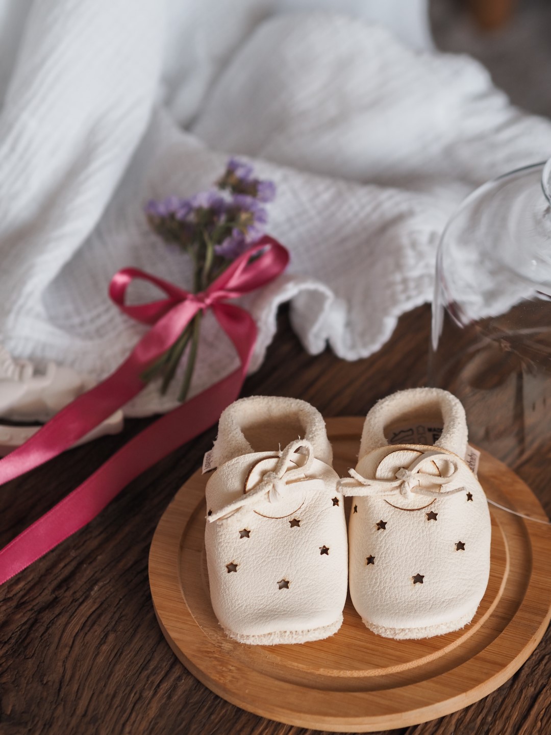 Baobaby mekane dječje cipelice, Stars white - Slika 6