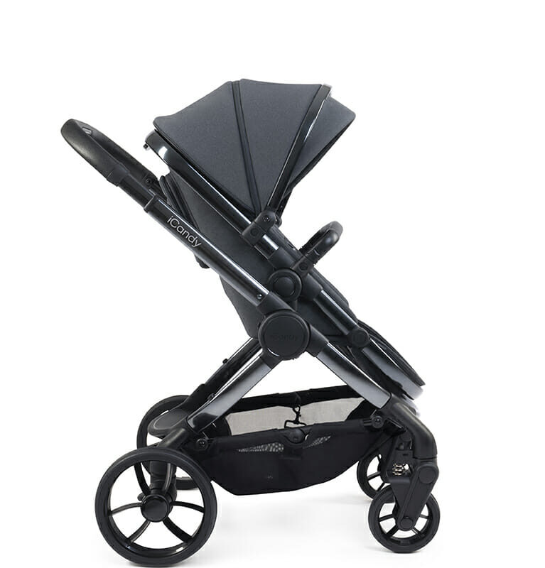 4u1 kolica iCandy Peach 7 Complete Bundle, Dark Grey+ BeSafe autosjedalica sa bazom - Slika 5