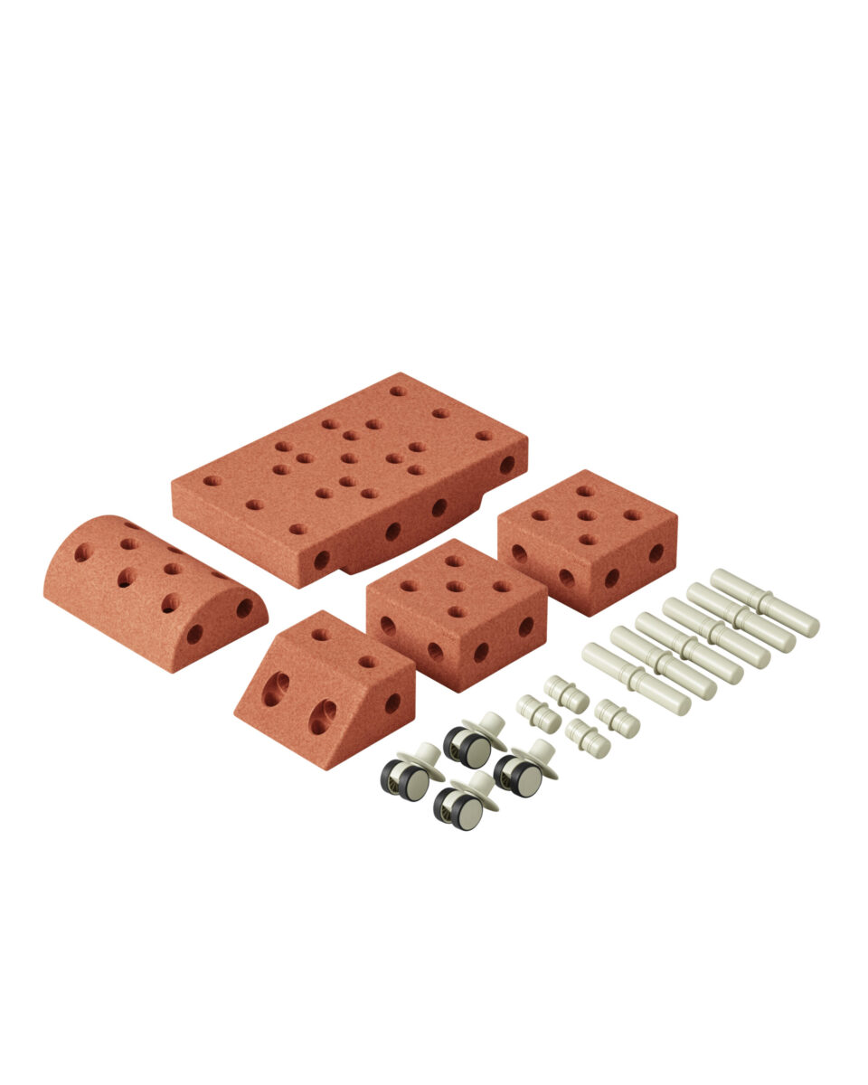 MODU Explorer set, Burnt Orange/Dusty Green