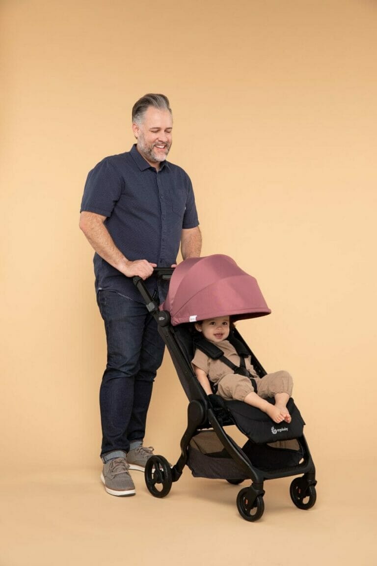Ergobaby Metro+ dodatna streha, roza
