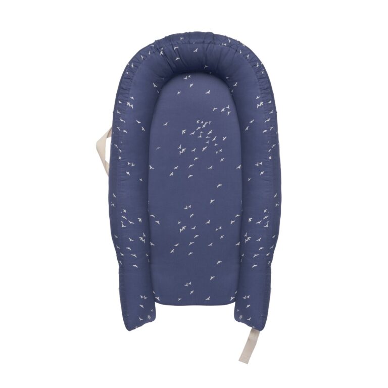 Voksi baby nest Premium, Poppy Blue, Flying
