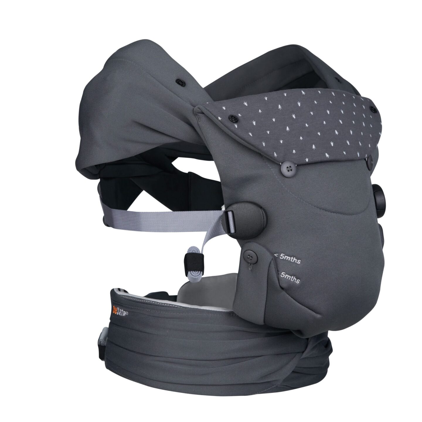BeSafe nosiljka Newborn Haven, Anthracite Forest - Slika 2