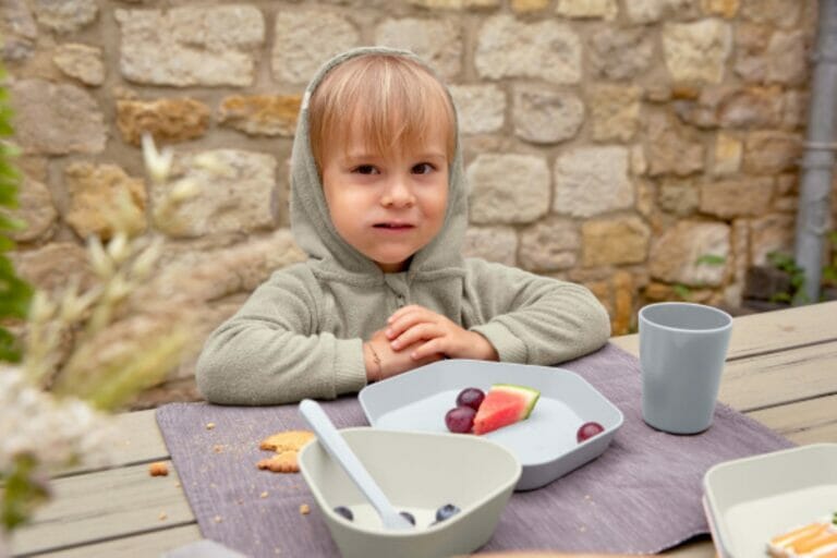 Lässig Spoon set 4 pcs Geo gray blue