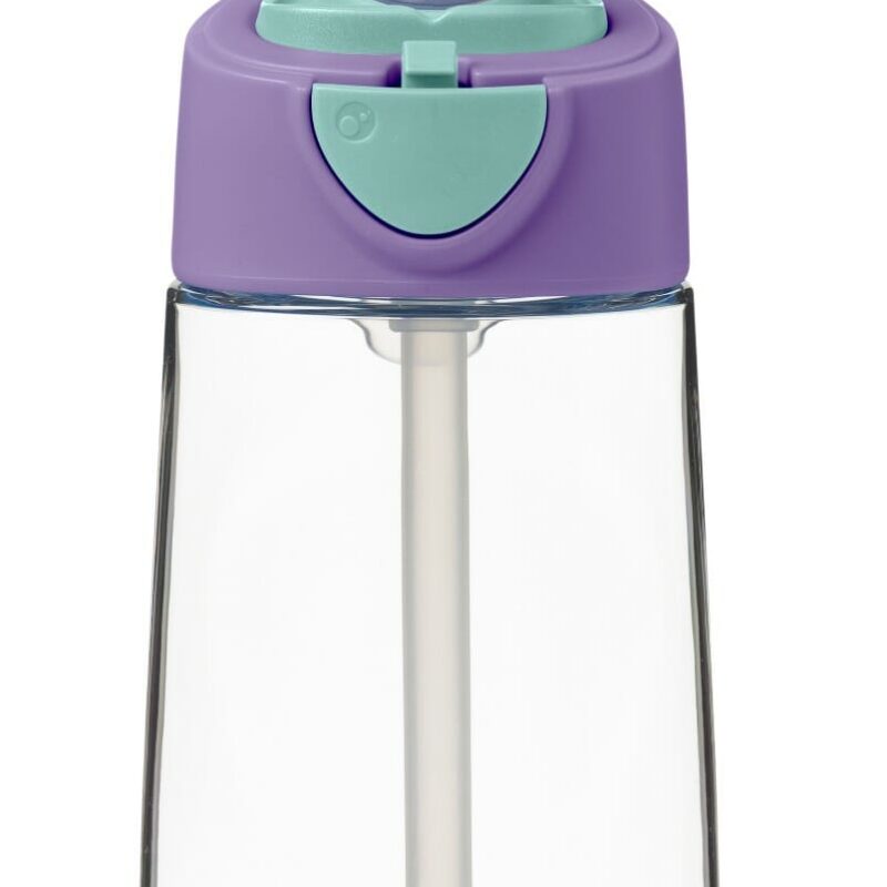 b.box Tritan™ plastenka s slamico, 450 ml - lila pop - Image 3