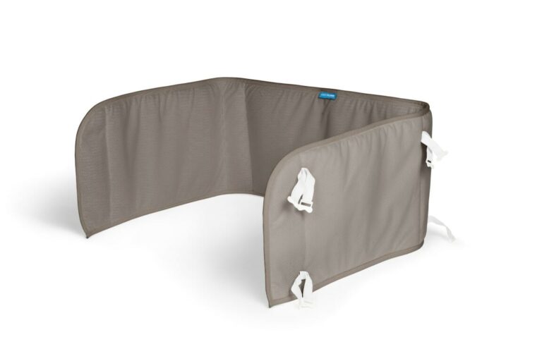 AeroSleep Zaštitni okvir za dječji krevetić - tamno siva