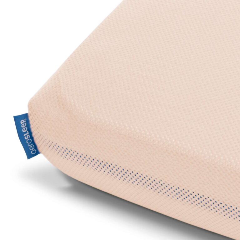 AeroSleep plahta s gumicom 60x120cm, Peach roza