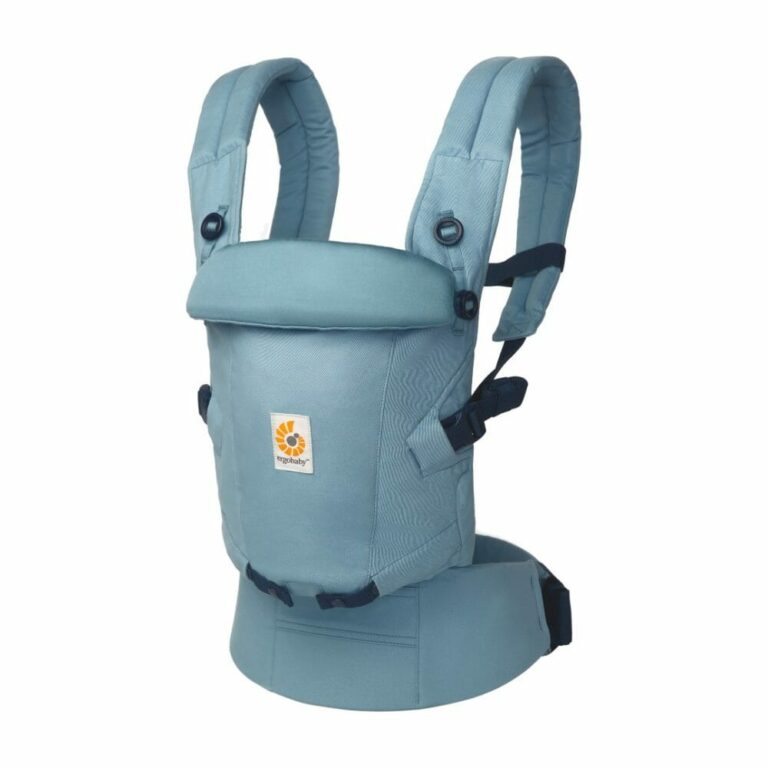 Ergobaby Adapt Soft Touch Cotton nosilka - Slate modra