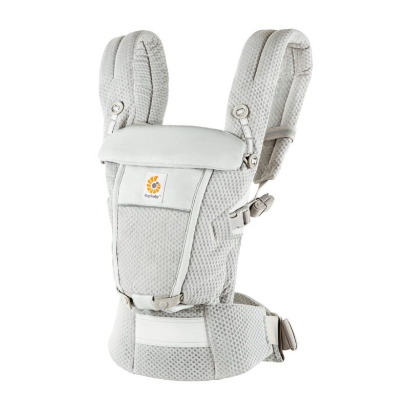 Ergobaby Adapt SoftFlex mrežasta nosilka, biserno siva - Image 3