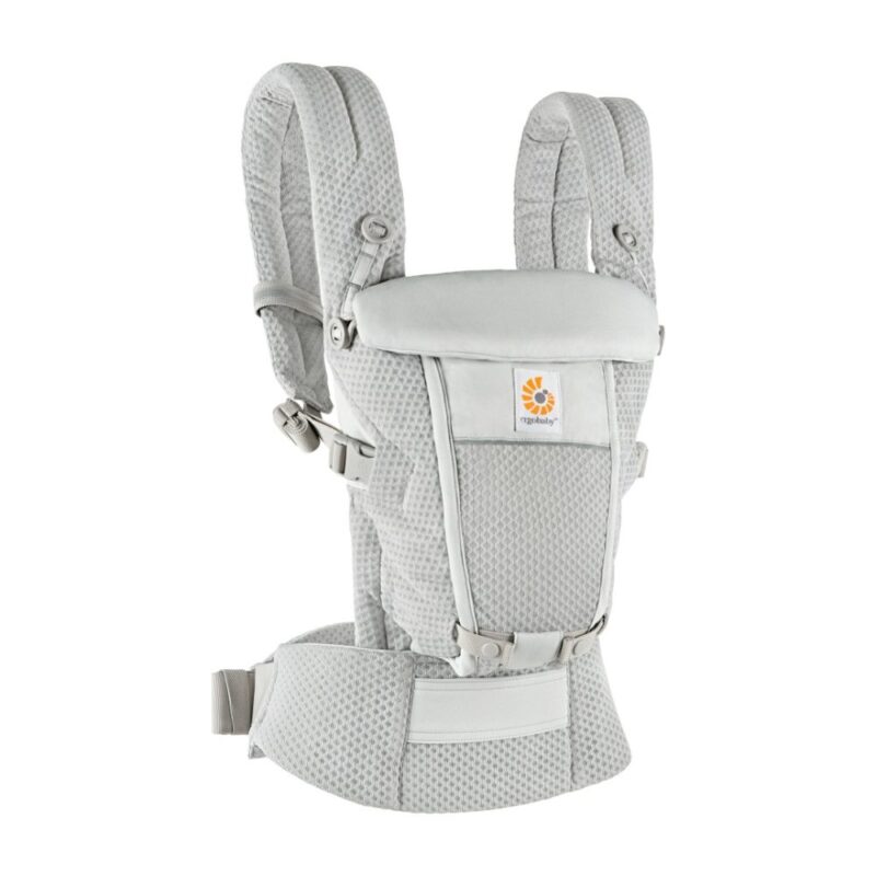 Ergobaby Adapt SoftFlex mrežasta nosilka, biserno siva - Image 2