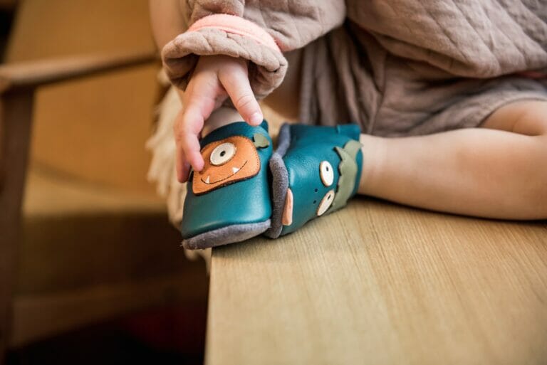 Mehki otroški čevlji Baobaby, Monster