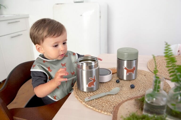 Lässig Lightweight Podbradnjak 2 kom Little Forest Lisica, 6-24 mj.