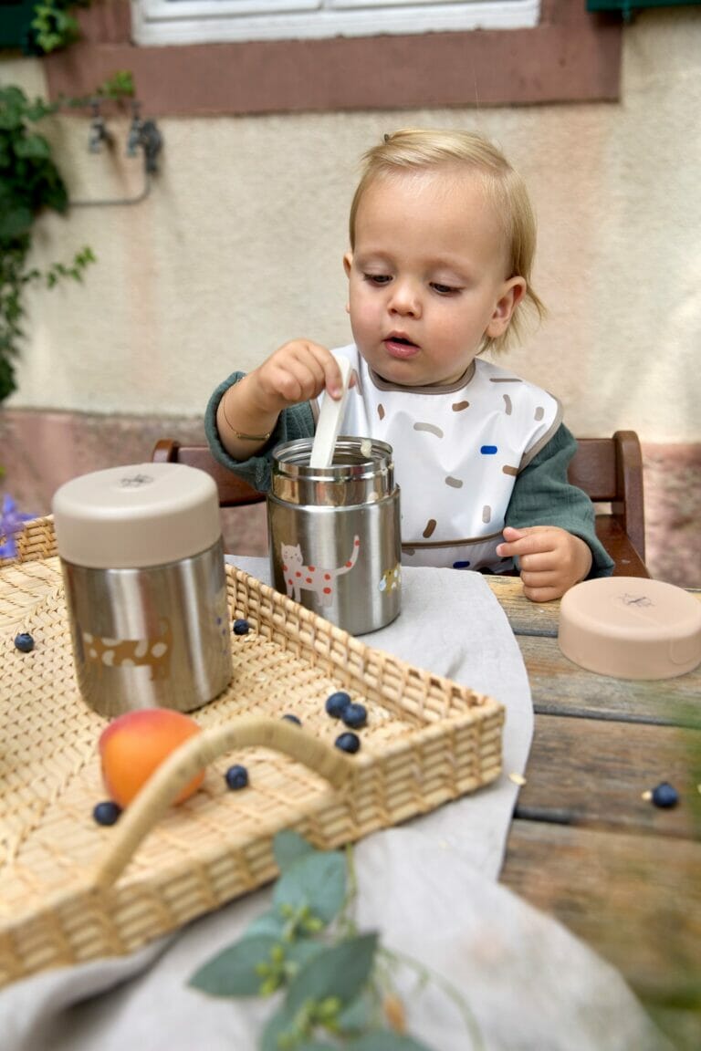 Lässig Lightweight Podbradnjak 2 kom Little Mateys plavi, 06-24 mj.