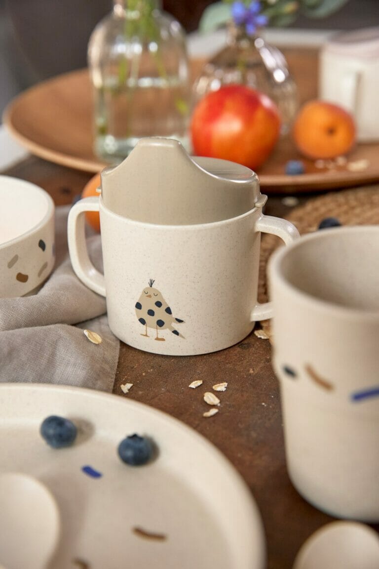 Lässig Čaša Sippy Cup PP/celuloza Little Mateys plava