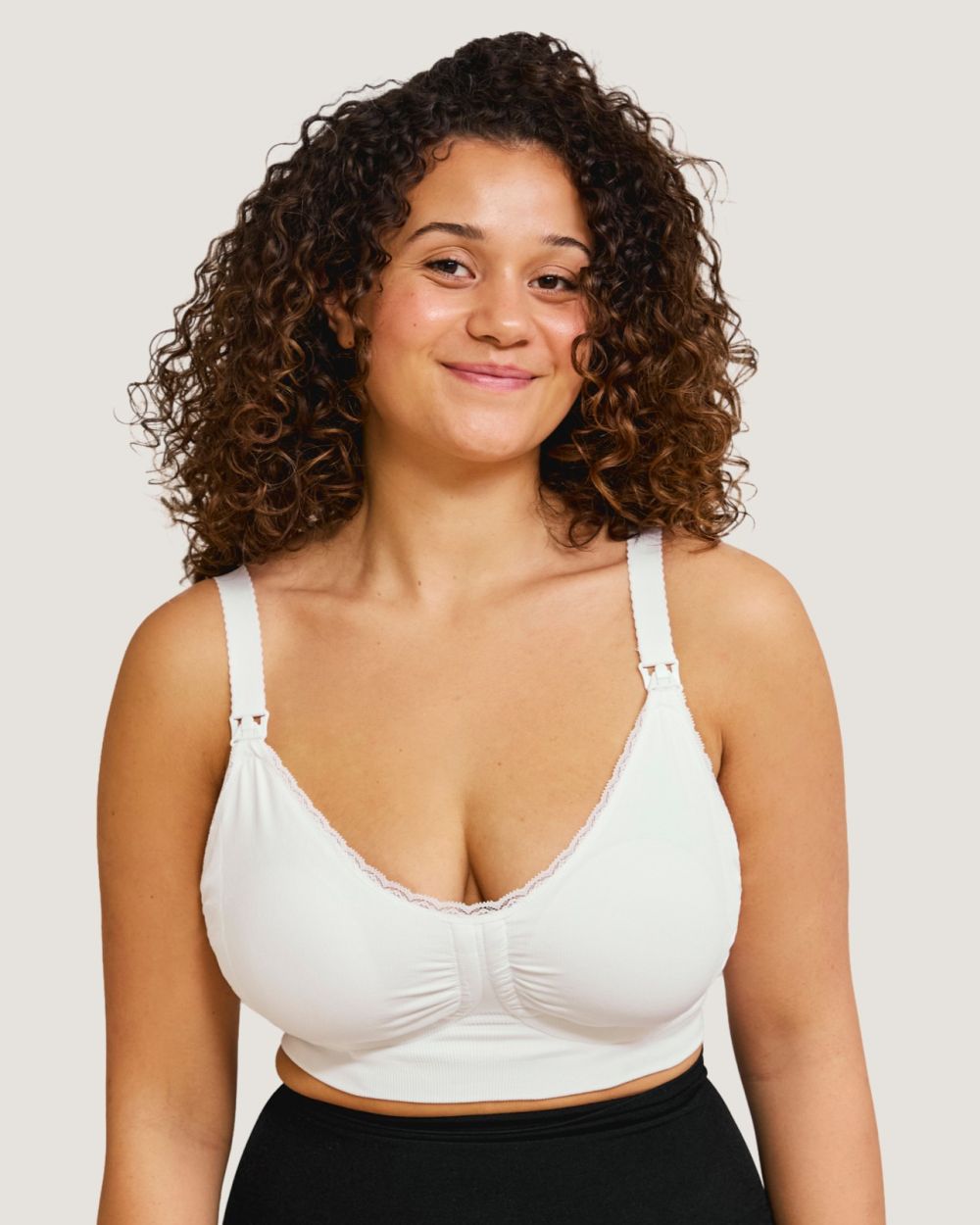 Carriwell Grudnjak za trudnice i za dojenje s Carri-Gel potporom podstavljeni - bijeli