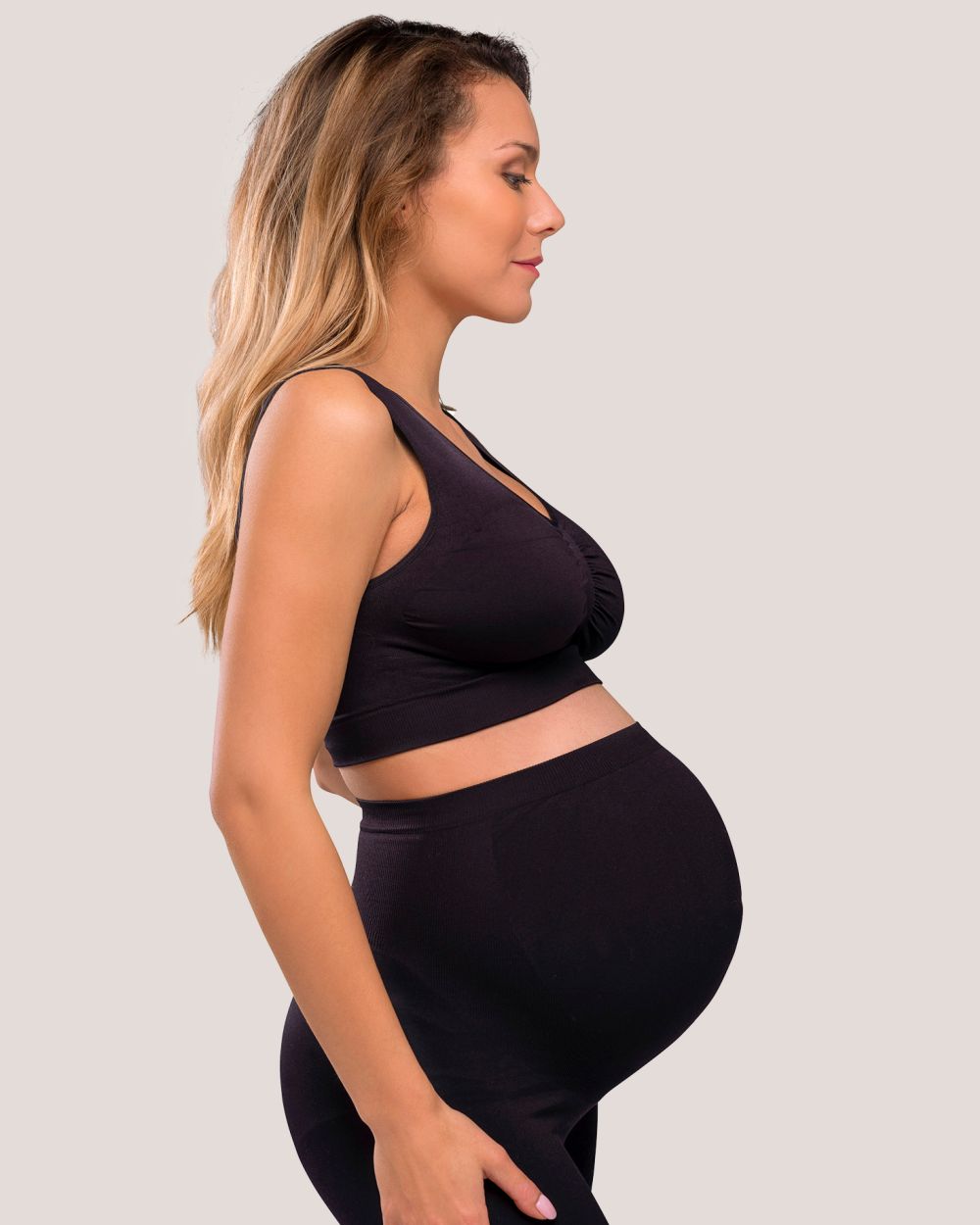 Carriwell Bešavni grudnjak za trudnice - crni - Slika 4