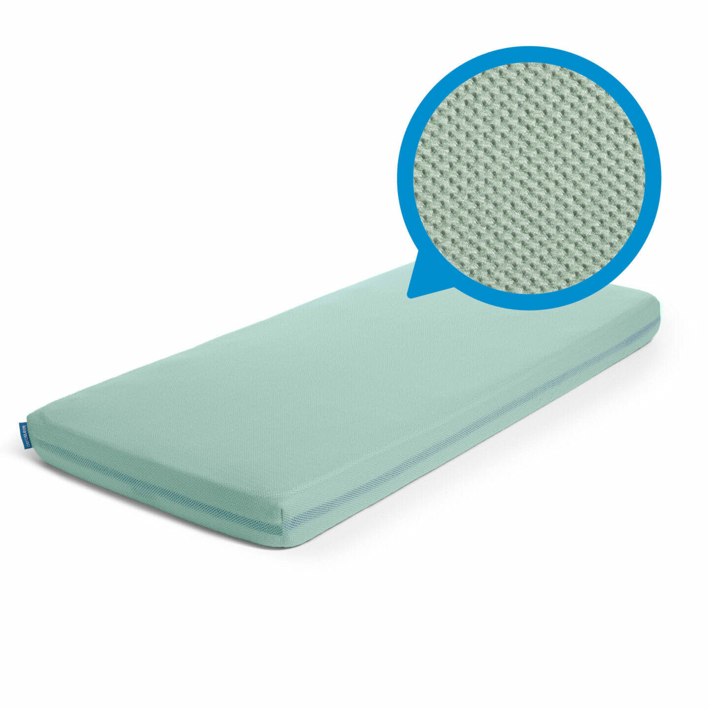 AeroSleep plahta s gumicom 60x120cm, Zelena