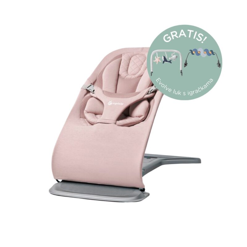 Ergobaby Evolve ležalnik 3v1 – Blush Pink