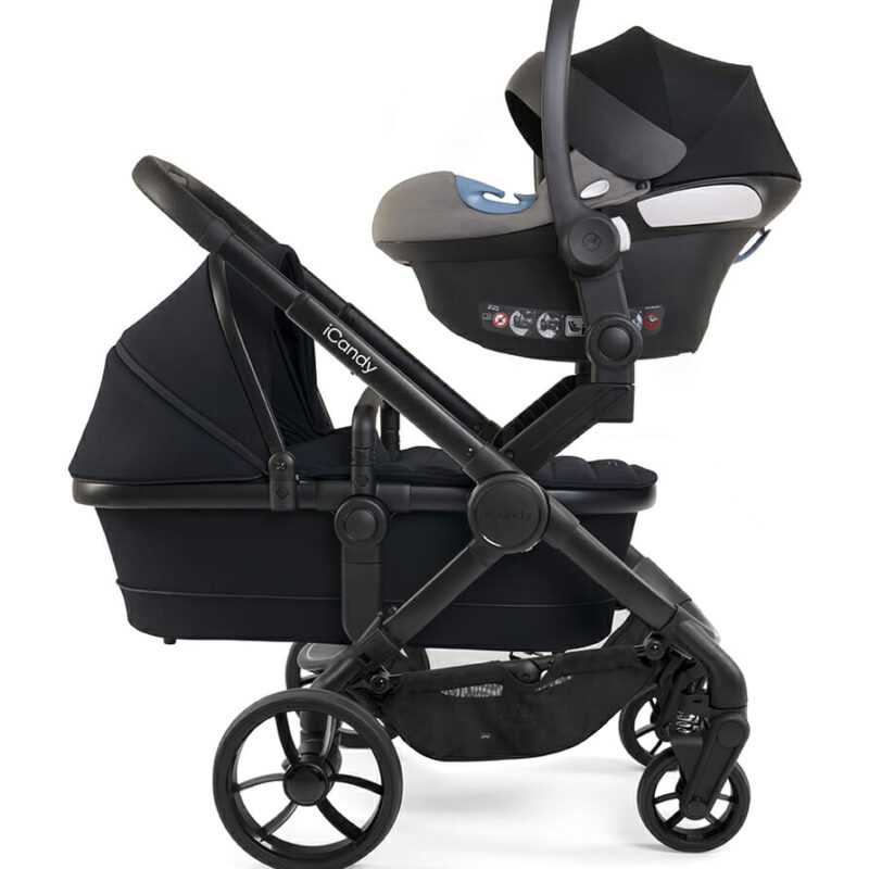 iCandy Peach 7 kolica za blizance 2u1, Black Edition - Slika 3