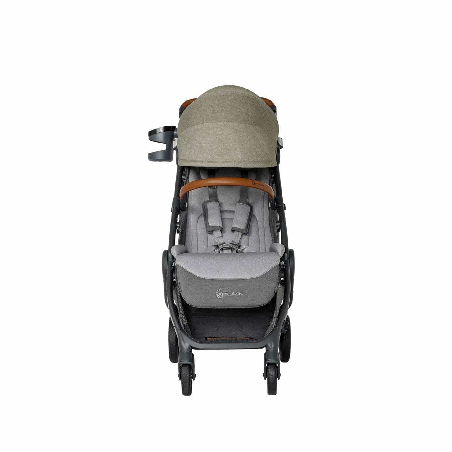 Bundle: Ergobaby Metro+ Deluxe Empire State Green + prednja zaštitna ručka, držač za bocu i ruksak za nošenje kolica - Slika 2
