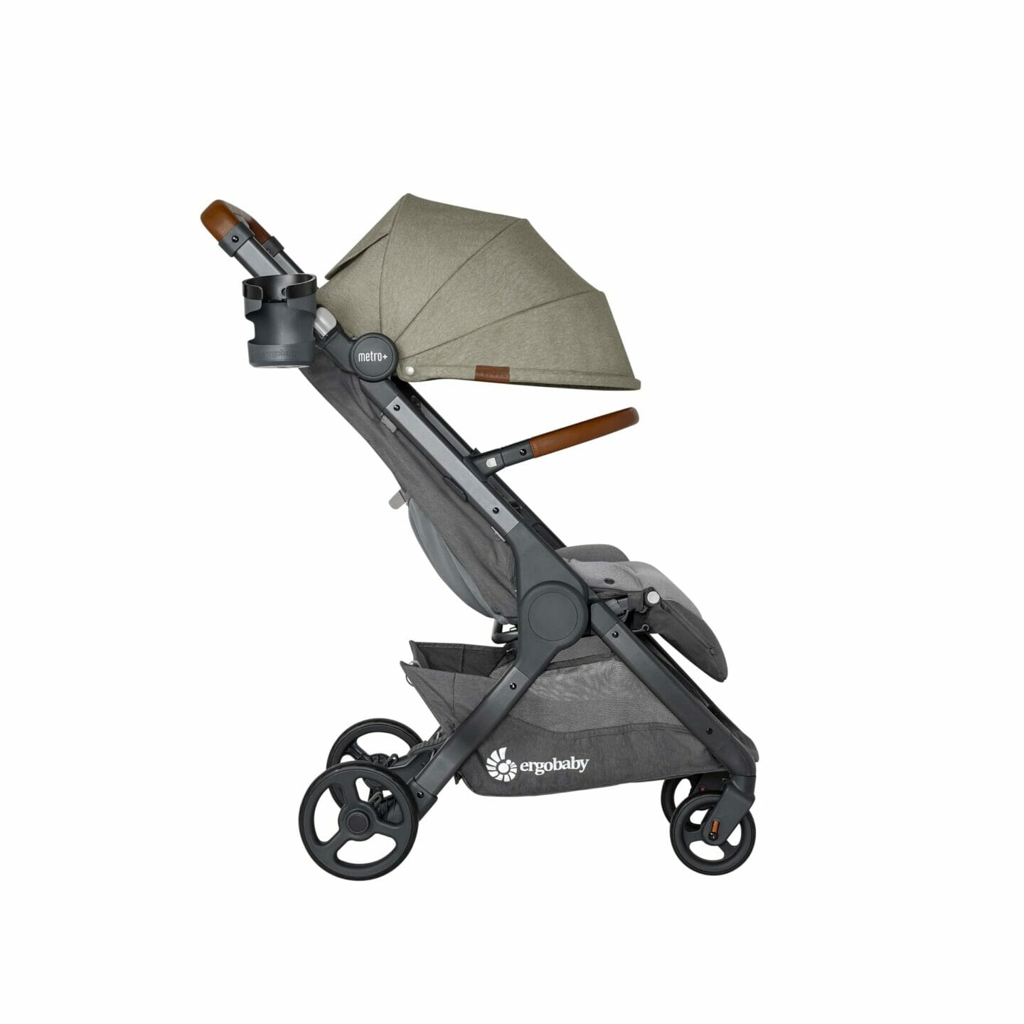 Bundle: Ergobaby Metro+ Deluxe Empire State Green + prednja zaštitna ručka, držač za bocu i ruksak za nošenje kolica - Slika 6