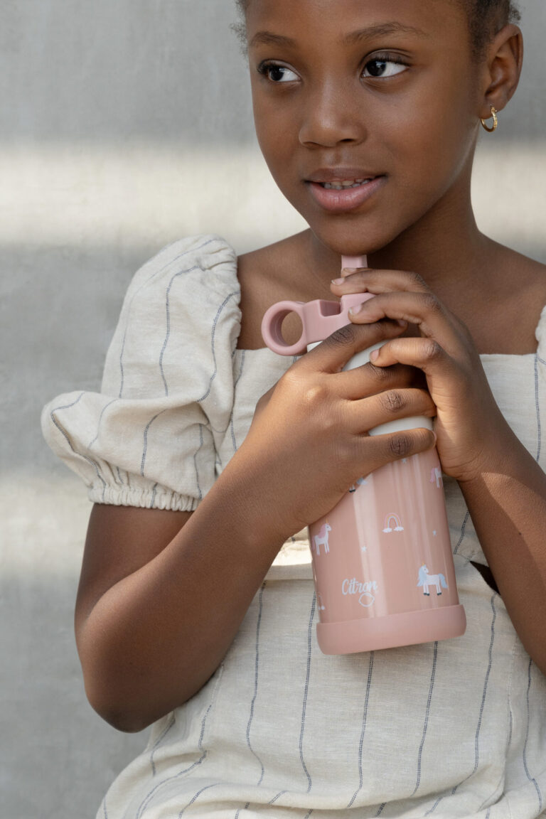 Citron 350ml Water Bottle Unicorn Blush Pink