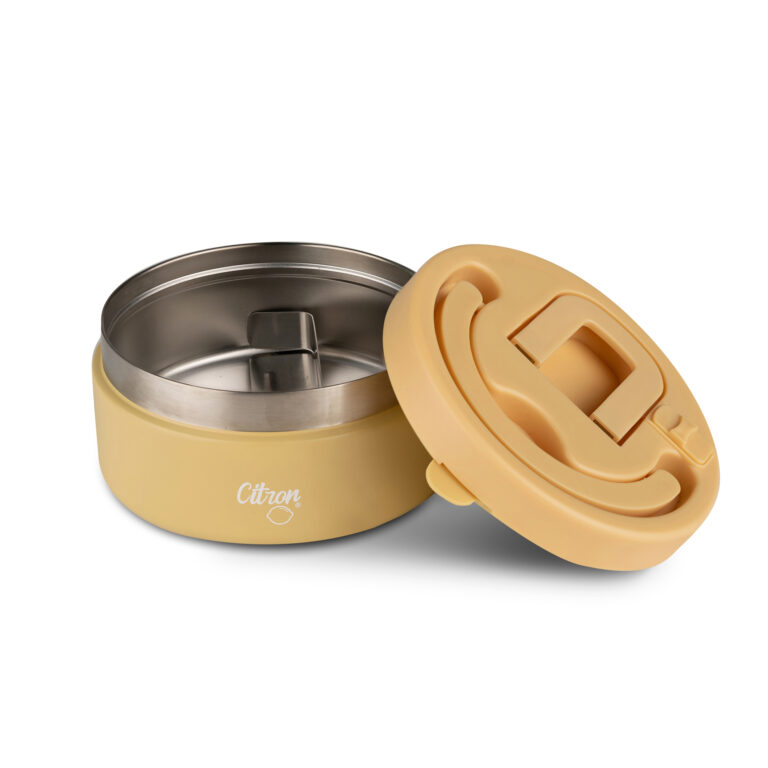 Citron Thermo food container large 400ml Yellow