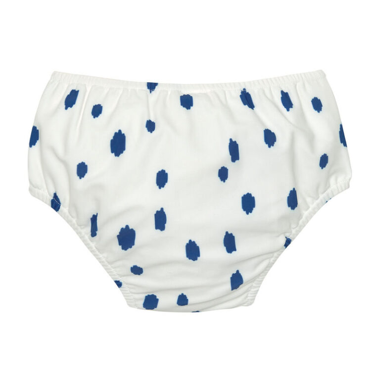 Lässig Pelena za kupanje s drukerima, Točkice plavo/bijele
