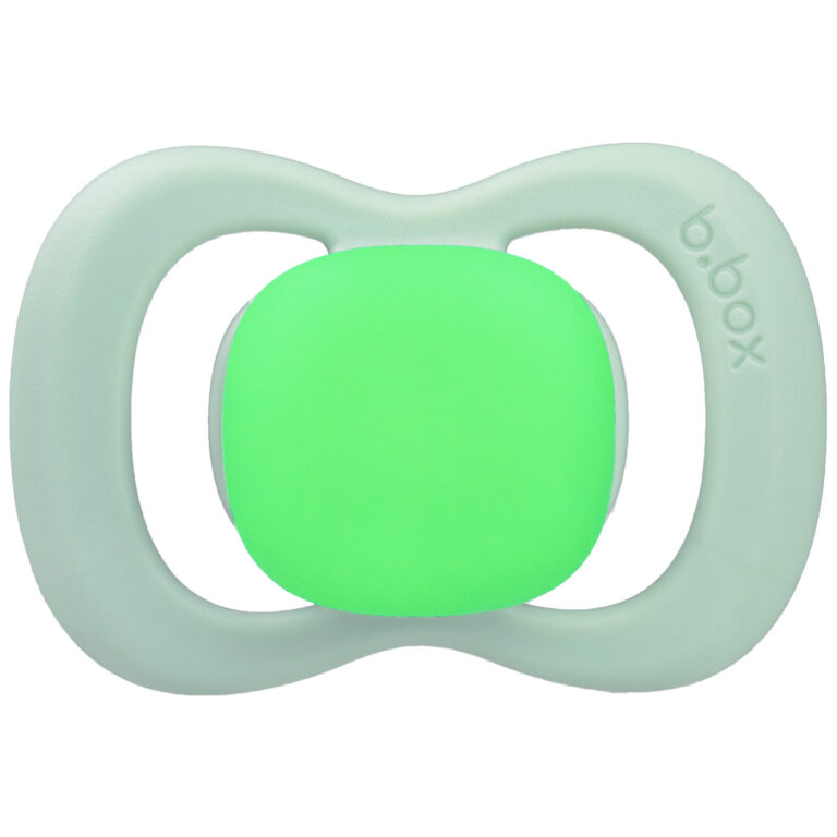 b.box Silikonska duda Glow - sky + sage