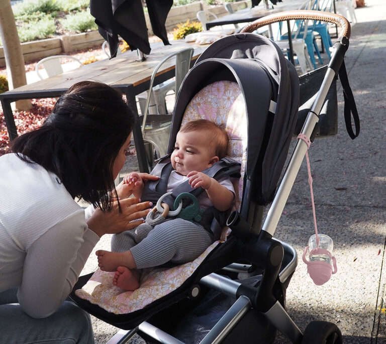 b.box Traka za bočicu - Connect-A-Cup - blush