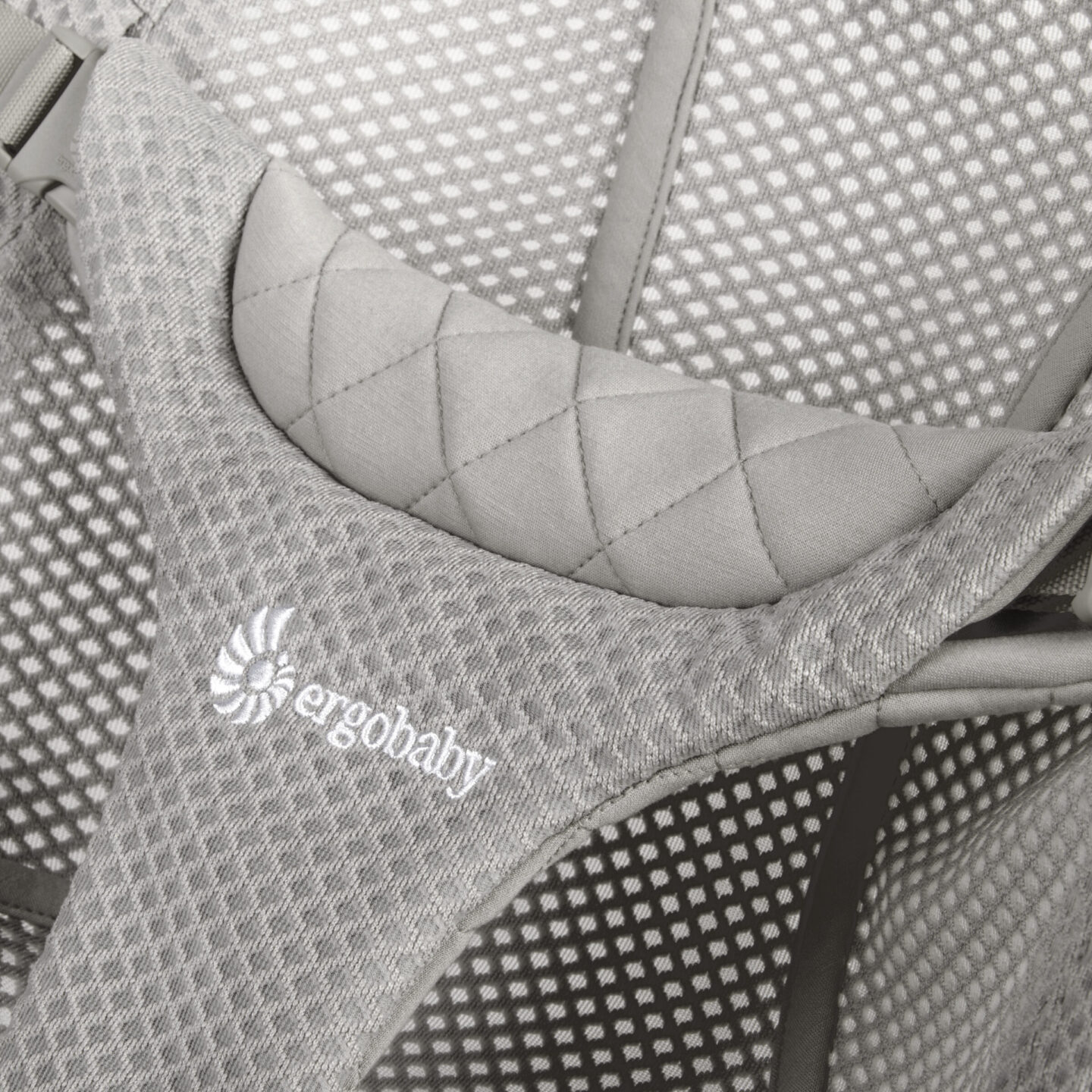 Ergobaby Evolve ležaljka 3u1 mrežasta - Light Grey - Image 3