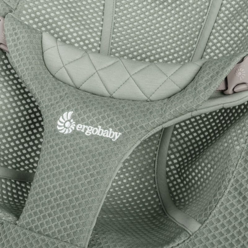 Ergobaby Evolve ležaljka 3u1 mrežasta - Sage Green - Image 3