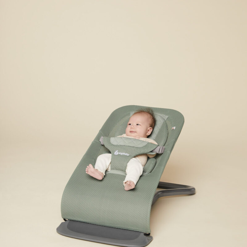 Ergobaby Evolve ležaljka 3u1 mrežasta - Sage Green - Image 5