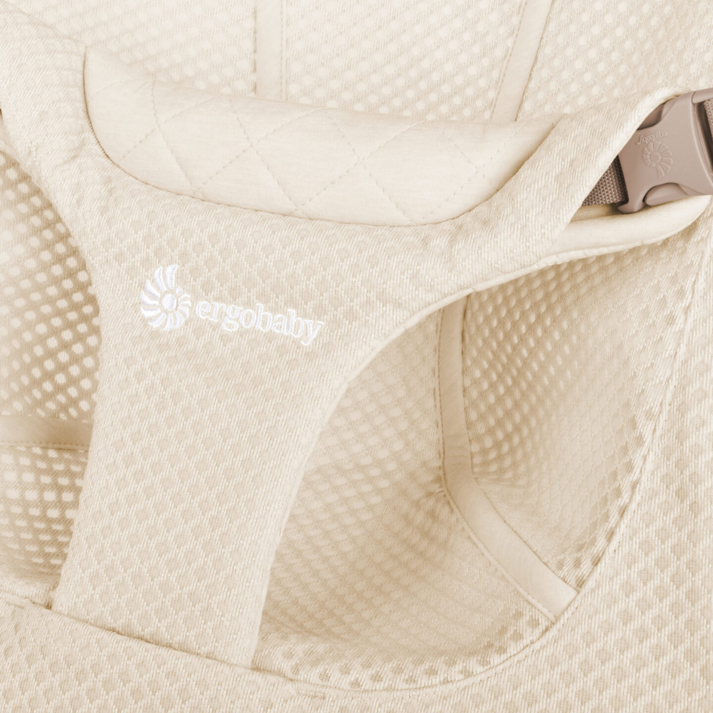Ergobaby Evolve ležaljka 3u1 mrežasta - Cream - Slika 3