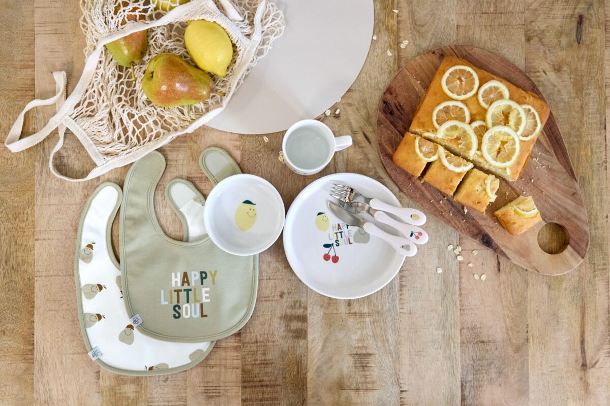 Lässig Set Podbradnjaka 5 kom, Happy Fruits Lemon - Slika 9