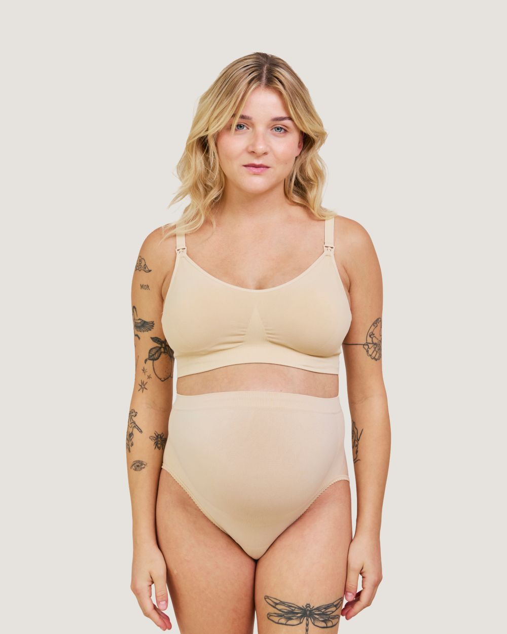 Carriwell Spodnje hlače z oporo za trebuh - črne