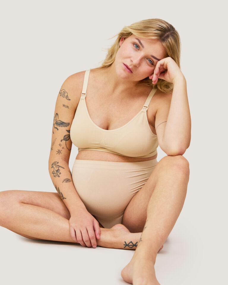 Carriwell Spodnje hlače z oporo za trebuh - črne