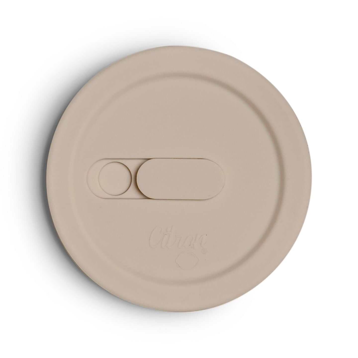Citron Silikonski poklopac za šalicu Beige - Image 2