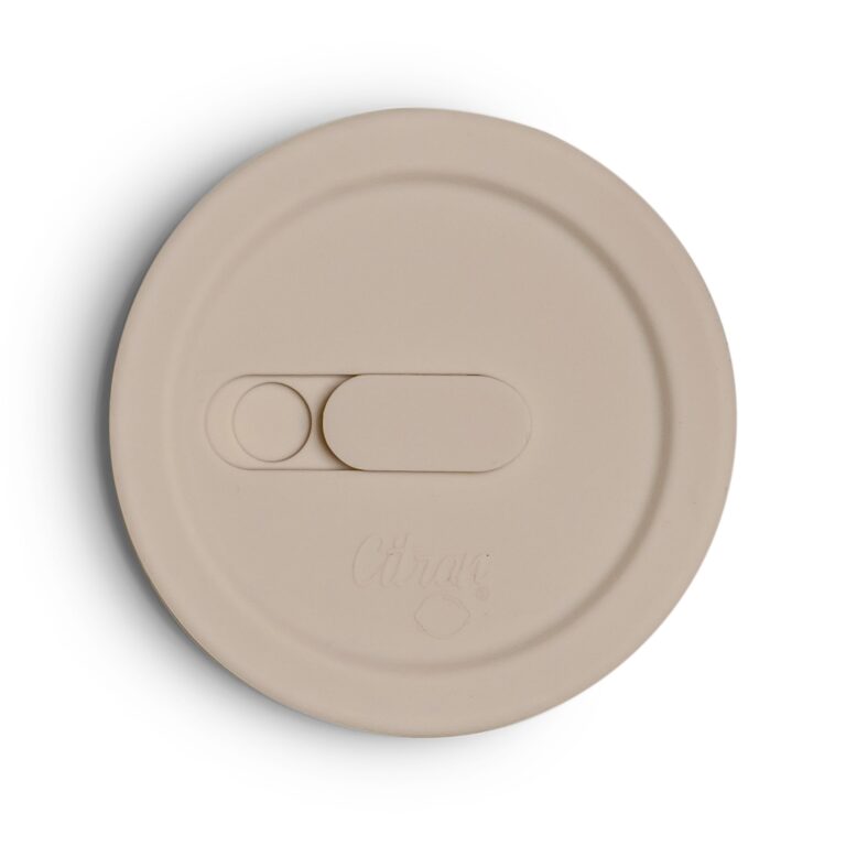 Citron Silikonski poklopac za šalicu Beige