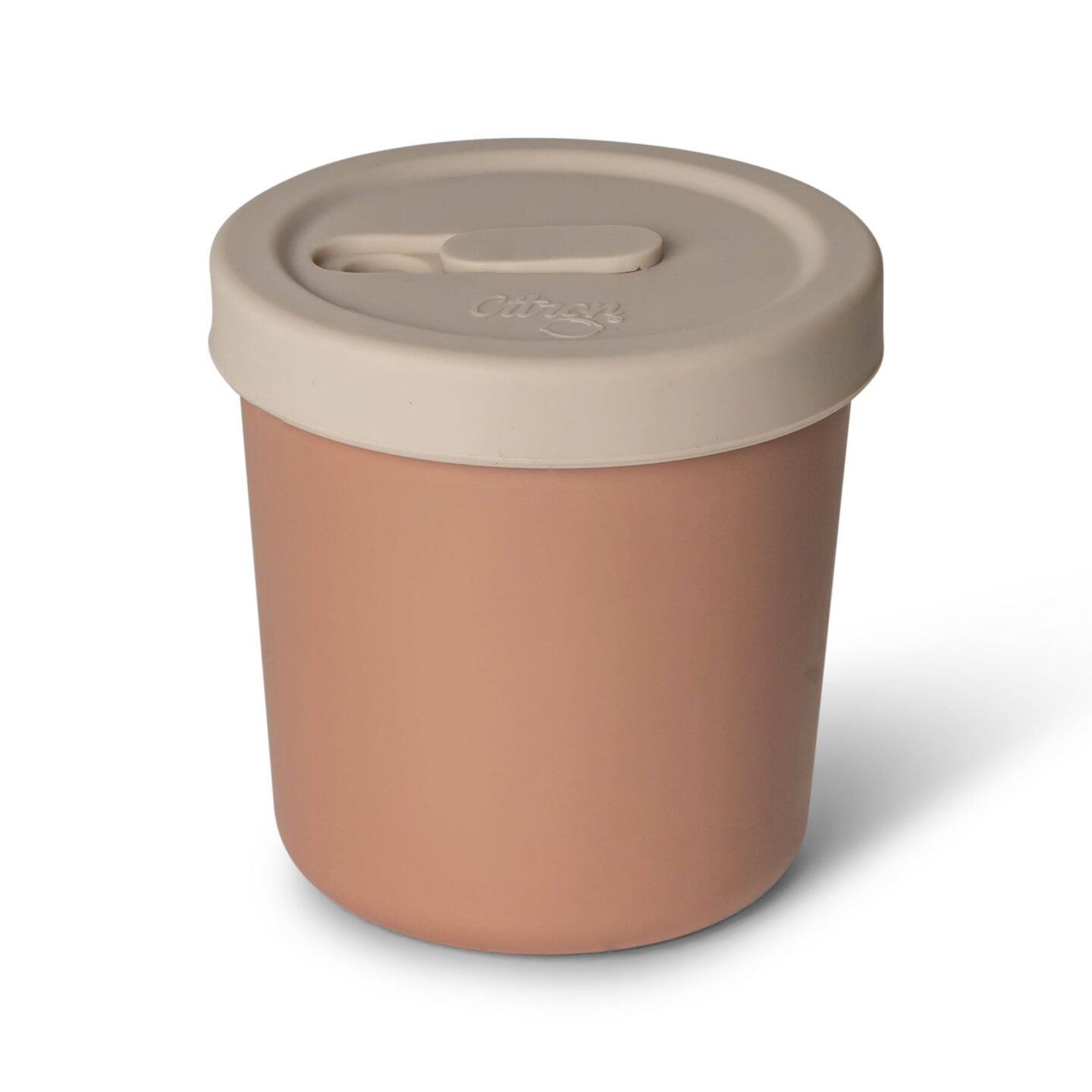 Citron Silikonski poklopac za šalicu Beige - Image 5